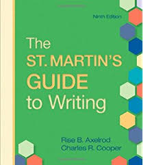 The St.Martins Guide to Writing 9th Edition The St.Martins Guide to Writing 9th Edition