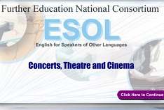 Further Education National Consortium ESOL Using English - Concerts Theatre Cinema (Skills for Life ESOL Extra Material)