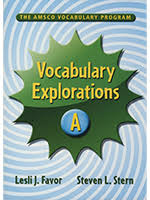 Vocabulary Explorations Level A Vocabulary Explorations Level A