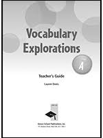Vocabulary Explorations Level A Teachers Guide Vocabulary Explorations Level A Teachers Guide