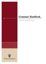 Grammar Handbook - Capella University Grammar Handbook - Capella University