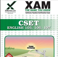 CSET English 105-106-107 Teacher Certification Exam by Sharon Wynne