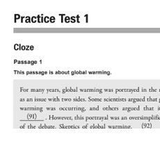 Michigan Proficiency Final Countdown  Practice Tests  - New Cloze Test