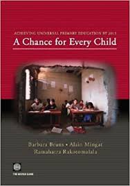 Achieving Universal Primary Education by 2015 A Chance for Every Child