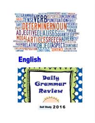 English Daily Grammar Review 2016