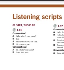 In Company 3.0 Starter Audio Script