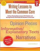SCHOLASTIC Writing Lessons To Meet the Common Core Grade 2 SCHOLASTIC Writing Lessons To Meet the Common Core Grade 2