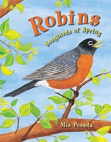 Robins Songbirds of Spring by Mia Posada