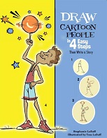 Draw Cartoon People in 4 Easy Steps Then Write a Story - Drawing in 4 Easy Steps