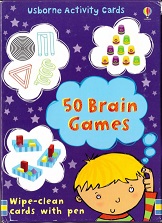 50 Brain Games - Usborne Activity Cards
