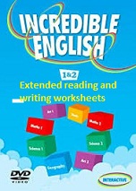 Incredible English 1-2 DVD Extended reading and writing worksheets