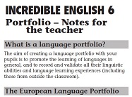 Incredible English 6 My English Language Portfolio