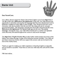 High Five 3 Letter for Parents High Five 3 Letter for Parents