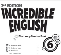 Incredible English 6 Photocopy Masters Book 2nd Edition Incredible English 6 Photocopy Masters Book 2nd Edition