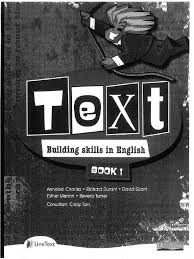 Text Building Skills in English Book 1