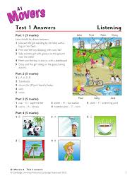 Cambridge English Movers 4 Authentic Examination Papers Answer Booklet