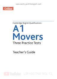 Cambridge English Qualifications A1 Movers Three Practice Tests 2018 Teachers Guide