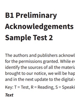 Open World B1 Preliminary Teachers Resource Pack