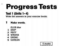 In Touch 1 Progress Tests and Key