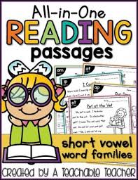 All-in-One Reading Passages Short Vowels