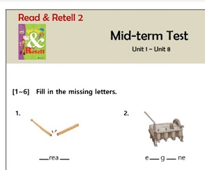 Read and Retell 2 Test Answer Keys Read and Retell 2 Test Answer Keys