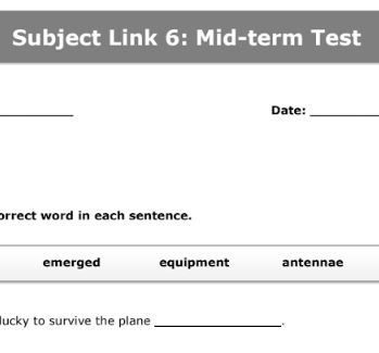 Subject Link L6 Tests Subject Link L6 Tests