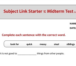 Subject Link Starter L1 Tests Subject Link Starter L1 Tests