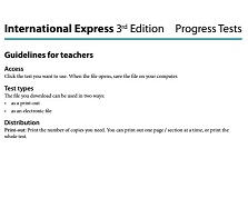 International Express 3rd Edition Pre-Intermediate Test International Express 3rd Edition Pre-Intermediate Test