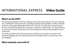 International Express 3rd Edition Pre-Intermediate Video Work Skills International Express 3rd Edition Pre-Intermediate Video Work Skills