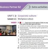 Business Partner B2 Extra Practice Activities