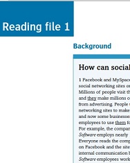 Business Result 2nd Edition Elementary Reading Files