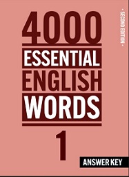 4000 Essential English Words 1 Second Edition Answer Key