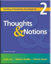Reading and Vocabulary Development 2 Thoughts and Notions 2nd Edition Book