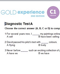 Gold Experience 2nd Edition C1 Assessment Package Gold Experience 2nd Edition C1 Assessment Package