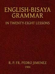English Bisaya Grammar in Twenty Eight Lessons