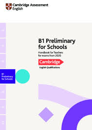 Handbook B1 Preliminary for Schools