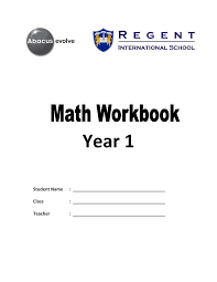 Pearson Math Abacus Math Workbook Year 1