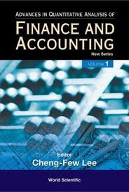 Advances in Quantitative Analysis of Finance and Accounting Vol 1 Advances in Quantitative Analysis of Finance and Accounting Vol 1