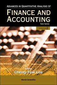 Advances in Quantitative Analysis of Finance and Accounting Vol 2 Advances in Quantitative Analysis of Finance and Accounting Vol 2