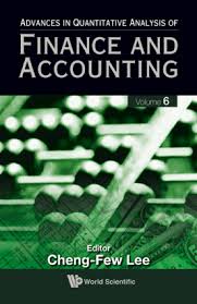 Advances in Quantitative Analysis of Finance and Accounting Vol 6 Advances in Quantitative Analysis of Finance and Accounting Vol 6