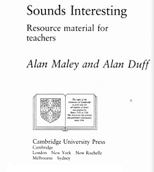 CAMBRIDGE Sounds Interesting Resource Material for Teachers CAMBRIDGE Sounds Interesting Resource Material for Teachers