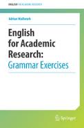 SPRINGER English for Academic Research Grammar Exercises by Adrian Wallwork SPRINGER English for Academic Research Grammar Exercises by Adrian Wallwork