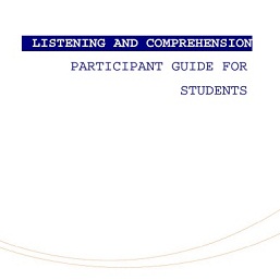 Listening and Comprehension Participant Guide for Students - International Dialects of English Listening and Comprehension Participant Guide for Students - International Dialects of English