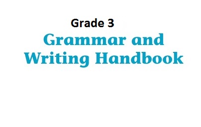 SCOTT FORESMAN Grammar and Writing Handbooks Grade 3 SCOTT FORESMAN Grammar and Writing Handbooks Grade 3