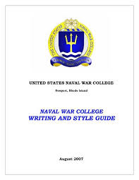 English Grammar Naval War College Writing and Style Guide