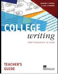 College Writing Book - Teachers Guide College Writing Book - Teachers Guide