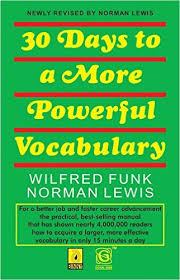 30 Days to a More Powerful Vocabulary 30 Days to a More Powerful Vocabulary