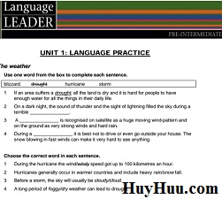 Language Leader Pre-Intermediate Supplementary Resources Language Leader Pre-Intermediate Supplementary Resources