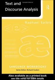 ROUTLEDGE Text and Discourse Analysis (Language Workbooks Series) by Raphael Salkie 
