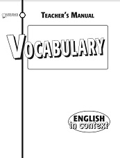 Vocabulary Teachers Manual (English in Context -Saddleback Publishing) Vocabulary Teachers Manual (English in Context -Saddleback Publishing)